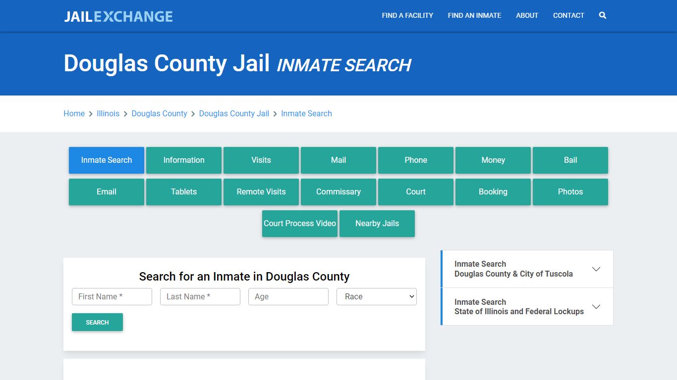 Douglas County Jail, IL Inmate Search: Roster & Mugshots